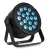 Reflektor LED Slim PAR45 18X 3W 3w1 RGB DMX BeamZ